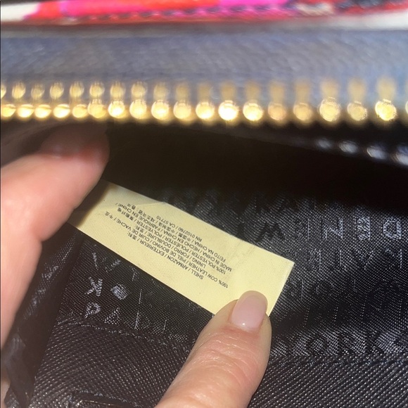 Kate Spade Red and Black Floral Wallet large size - Picture 10 of 12